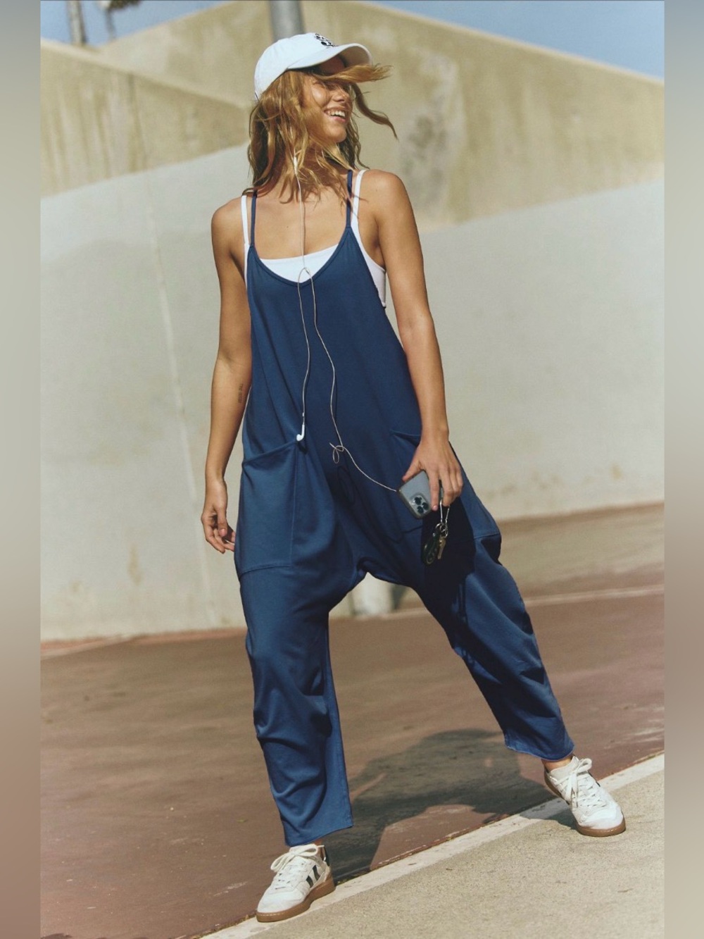 Free People FP Movement Hot Shot Onesie in mocha - Picture 7 of 7